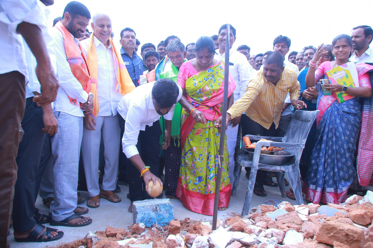 పేదలకు అండగా ఇందిరమ్మ ఇండ్లు.