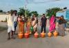 సల్బత్తాపూర్‌లో తాగునీటి కష్టాలు.. బిందెలతో గ్రామస్తుల నిరసన.