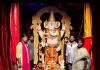 బియ్యంతో శ్రీ వెంకటేశ్వర స్వామి రూపంలో గణనాథుడి ప్రతిష్ట 