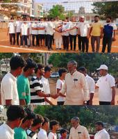 వాలీబాల్ టౌర్నమెంట్‌ను ప్రారంభించిన