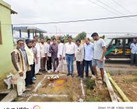 మంత్రి గారి ఆదేశాల మేరకు 33 కెవి లైన్ మార్పు కు శంకుస్థాపన