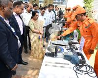 బహుళ ప్రమాదాల విపత్తులపై మాక్ ఎక్సర్ సైజ్ నిర్వహణకు పక్కడ్బంది ఏర్పాట్లు ఎంతో అవసరం -ఎన్.డి.ఏం.ఏ అధికారులు సూచించారు. 