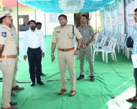 నామినేషన్ కేంద్రాల వద్ద క్బందోబస్తు పరిశీలించిన జిల్లా ఎస్పీ డాక్టర్ వినీత్