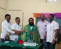 సర్పంచ్ మేదరి వీరప్రతాప్ కు ఘన సన్మానం
