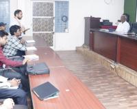 మిలిటరీ ఇంజనీర్ సర్వీసెస్ అధికారుల బృందం తో కలెక్టర్ భేటీ