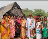 నాలుగో వార్డ్ లో కాంగ్రెస్ పార్టీ అభ్యర్థి జోరుగా ప్రచారం.