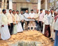 నూతన గుడి నిర్మాణానికి విరాళం