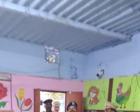 జిల్లాలోని మున్సిపల్ పోలింగ్ కేంద్రాలను పరిశీలించిన డిసిపి. 