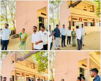 ప్రభుత్వ పాఠశాలను పరిశీలించిన ఎక్లాస్ ఖన్ పేట సర్పంచ్ ఎలాగనామోని హరి శేఖర్.