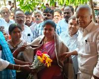 అంజనాపురం గ్రామంలో   నూతన ఇందిరమ్మ.