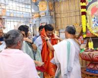 కాణిపాకం శ్రీ వరసిద్ధి వినాయక స్వామి వారిని దర్శించుకున్న మంత్రి పొంగులేటి శ్రీనివాసరెడ్డి 