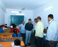 ఇంటర్మీడియట్ పరీక్షా కేంద్రాలను తనిఖీ చేసిన జిల్లా కలెక్టర్ బి. చంద్రశేఖర్