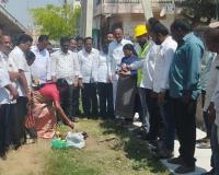 అండర్ గ్రౌండ్ విద్యుత్ కేబుల్ పనులు ప్రారంభించిన చైర్పర్సన్...