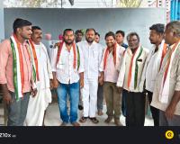 కాంగ్రెస్ పార్టీ లోకీ ఎమ్మెల్యే రాందాస్ నాయక్ సమక్షంలో భారీ చేరికలు 