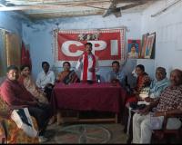 భారత కమ్యూనిస్టు పార్టీ ఆధ్వర్యంలో మండల సమితి సమావేశం.