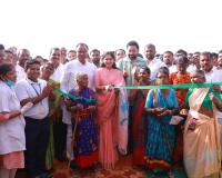 ఒక వైపు ఉచిత కంటి వైద్య శిబిరాలు.