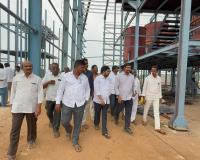 వేంసూరు మండలం - కల్లూరుగూడెం  పామాయిల్ ఫ్యాక్టరీ పరిశీలన ......