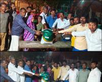 దాతృత్వాన్ని చాటుకున్న సర్పంచ్ మత్రు నాయక్ 