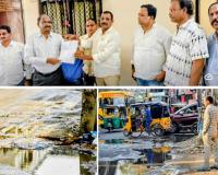 కొండాపూర్ ప్రశాంత్ నగర్‌లో డ్రైనేజ్ సమస్య తీవ్రం..కాలనీవాసుల ఆందోళన