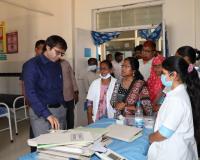 ఆళ్లపల్లిలో జిల్లా కలెక్టర్ అంకిత్ పర్యటన