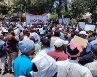 విద్యుత్ కార్మికుల  మహాధర్నా