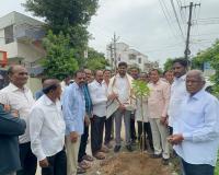 మొక్కలు నాటిన యువనేత విష్ణువర్ధన్ రెడ్డి