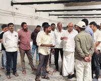 కేంద్రీకృత వంటశాల నిర్మాణ పనులను పరిశీలించిన ఎమ్మెల్యే