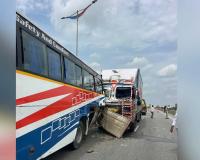 జాతీయ రహదారిపై ఘోర రోడ్డు ప్రమాదం...