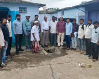 జల సంరక్షణ పనులపై కేంద్ర బృందం పరిశీలన.