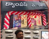 ఖమ్మం నగరంలో ఓల్డ్ జీవీ మాల్ రోడ్‌లో 'క్యాంపస్' షూ షోరూమ్ గ్రాండ్ లాంచ్..