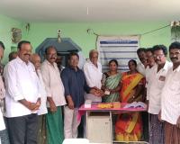 సిద్ధినేనిగూడెం గ్రామంలో నూతన రేషన్ కార్డులు పంపిణీ చేసిన.........
