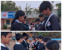 కొందుర్గ్ న్యూ మాక్స్ కుంఫూ విద్యార్థులు రక్ష బంధన్ సందడి.