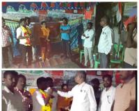 తహసీల్దార్ హామీతో ఆమరణ నిరాహార దీక్ష విరమణ