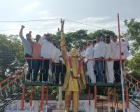 షాప్ నగర్ లో ఘనంగా రాజీవ్ గాంధీ 82వ జయంతి 
