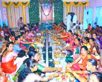 ఆమనగల్లు లో ఘనంగా సామూహిక శ్రీ వరలక్ష్మీ వ్రతాలు