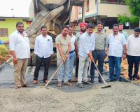 12వ వార్డులో రూ.25 లక్షలతో సీసీ రోడ్డు పనులు