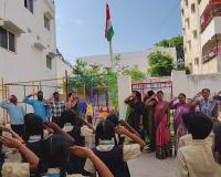 నారాయణ ఈ టెక్నా్ స్కూల్ లో తెలంగాణ ప్రజాపాలన దినోత్సవ వేడుకలు.