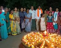 గణపయ్య సేవలో కాంగ్రెస్ నాయకుడు ఎన్ఆర్ఐ గుడిపూడి తిరుమల రావు సందడి