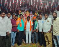 కారేపల్లి గణనాథుడి సన్నిధిలో గుడిపూడి తిరుమల రావు