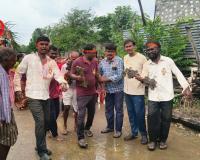 గణపయ్యకు ఘన వీడ్కోలు... సర్పంచ్ రంజిత్ కుమార్ ఉత్సాహం!