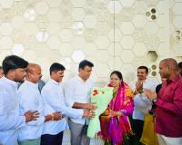 కుత్బుల్లాపూర్ ఎమ్మెల్యే  కూన వివేకానంద్ గౌడ్‌ను మర్యాదపూర్వకంగా కలిసిన ఎస్‌ఎల్‌ఎన్ గ్రూప్ ప్రతినిధులు