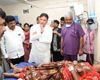 వికారాబాద్ బస్సు ప్రమాద బాధితులకు అండగా డాక్టర్ కొప్పుల రాజశేఖర్ రెడ్డి