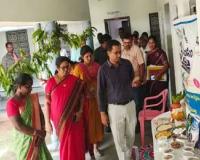 కారేపల్లి మండల కార్యాలయంలో పోషకాహార ప్రదర్శనలో కలెక్టర్ దివాకర టి.ఎస్ 