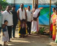 జనగామ గుండ్లగడ్డ లో దేవీ శరన్నవరాత్రి ఉత్సవాలలో గణపతి పూజ,గుంజ పూజ కార్యక్రమం .
