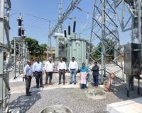 కోడాడ 132/33 కేవీ సబ్‌స్టేషన్‌లో విద్యుత్ సరఫరా పరిస్థితిపై ఖమ్మం ఎస్‌ఈ సమీక్ష