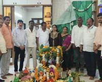 సీనియర్ నాయకులు కొట్టేరు శ్రీనివాస రెడ్డి గృహప్రవేశ వేడుకలో పాల్గొన్న ఎమ్మెల్యే తెల్లం వెంకట్రావు
