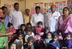 ఆరోగ్య వంతమైన సమాజ నిర్మాణం కోసం అంగన్వాడీల కృషి అభినందనీయం -గుడిమల్కాపూర్ డైరెక్టర్ బండారి శంకర్