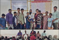 విద్యార్థుల సంక్షేమమే లక్ష్యం.. బీసీ హాస్టల్‌కు సర్పంచ్ టోనీ చేయూత