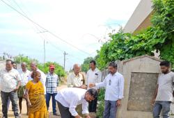 పేరుపల్లికి అభివృద్ధి బాటలు.. ఎంపీ నిధులతో సీసీ రోడ్డు