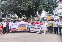 మణికొండలో వాక్ విత్ హైడ్రా ర్యాలీ 